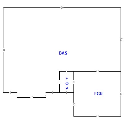Building layout (traversing data) of this property