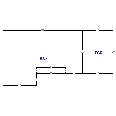 Building layout (traversing data) of this property