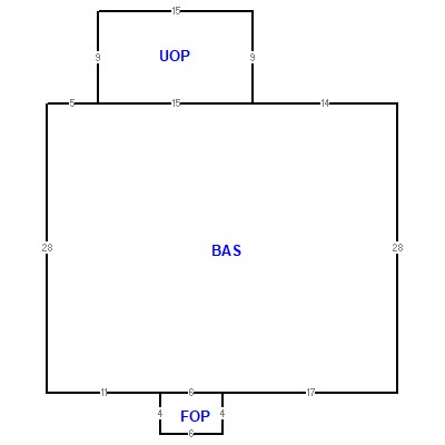 Building layout (traversing data) of this property
