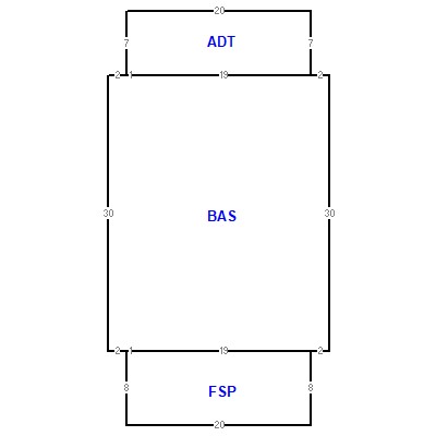 Building layout (traversing data) of this property