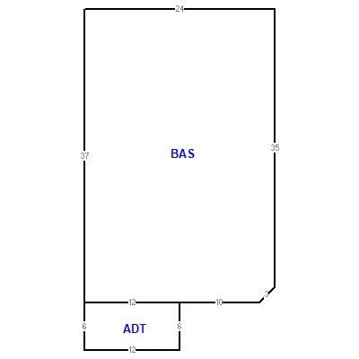 Building layout (traversing data) of this property