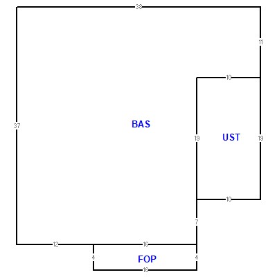 Building layout (traversing data) of this property