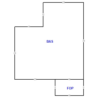 Building layout (traversing data) of this property