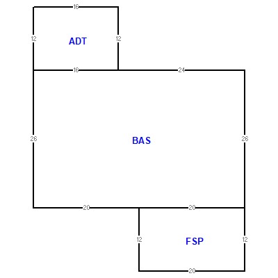Building layout (traversing data) of this property