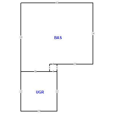 Building layout (traversing data) of this property