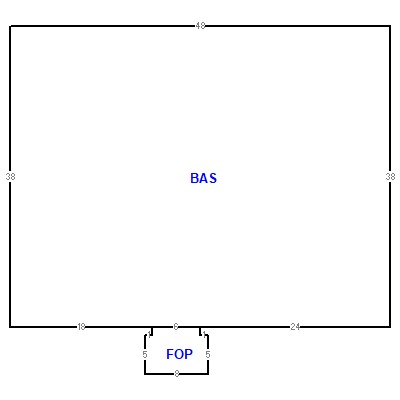 Building layout (traversing data) of this property