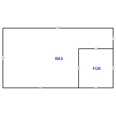 Building layout (traversing data) of this property