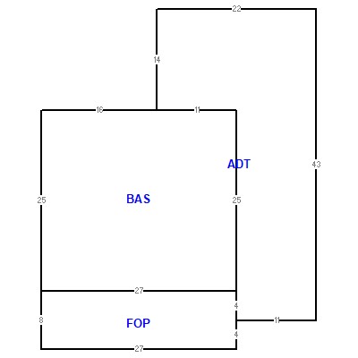 Building layout (traversing data) of this property