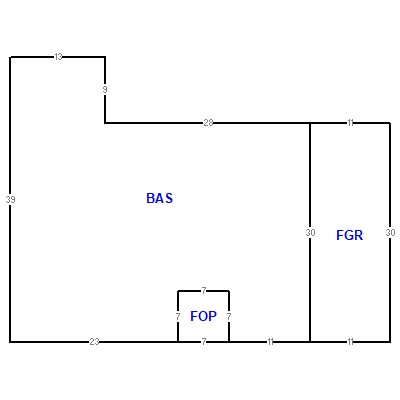 Building layout (traversing data) of this property