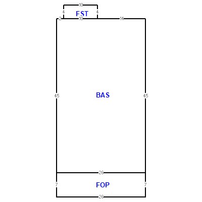 Building layout (traversing data) of this property