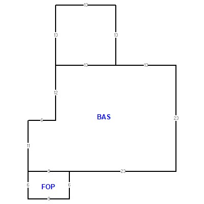 Building layout (traversing data) of this property