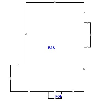 Building layout (traversing data) of this property