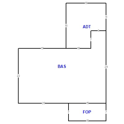 Building layout (traversing data) of this property