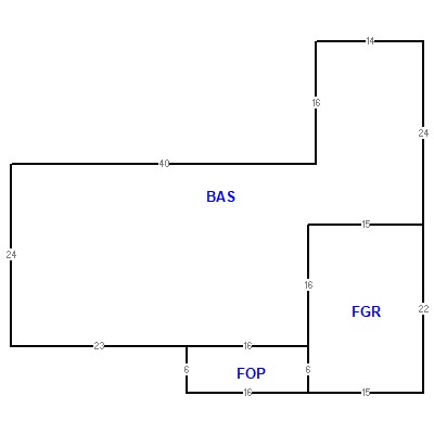 Building layout (traversing data) of this property