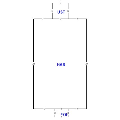 Building layout (traversing data) of this property