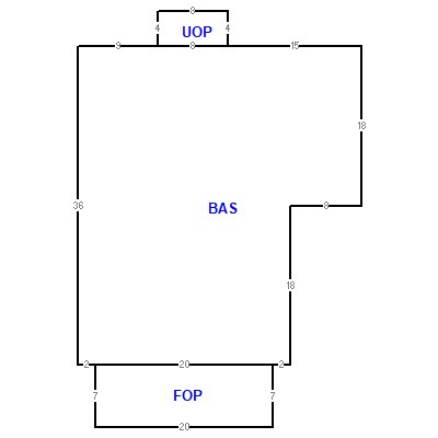Building layout (traversing data) of this property