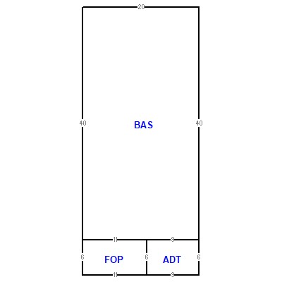 Building layout (traversing data) of this property