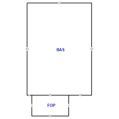 Building layout (traversing data) of this property