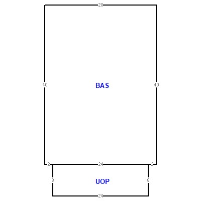 Building layout (traversing data) of this property