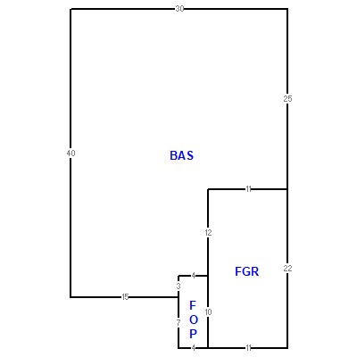 Building layout (traversing data) of this property