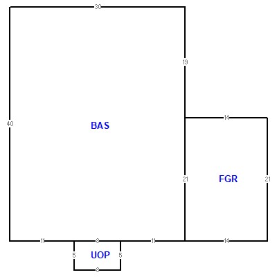 Building layout (traversing data) of this property