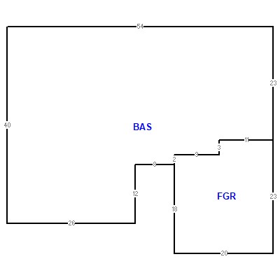 Building layout (traversing data) of this property