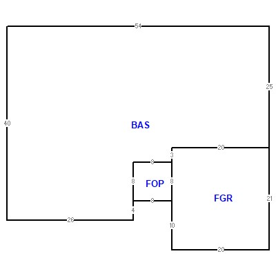 Building layout (traversing data) of this property