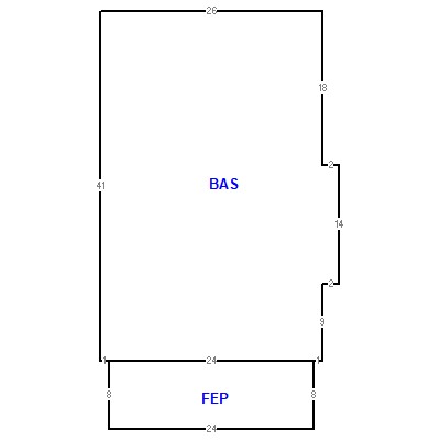 Building layout (traversing data) of this property
