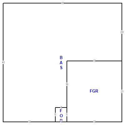 Building layout (traversing data) of this property
