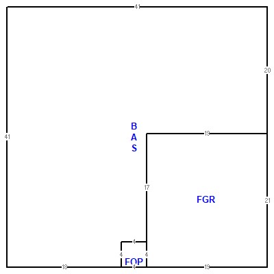 Building layout (traversing data) of this property