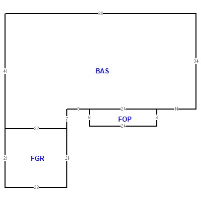 Building layout (traversing data) of this property