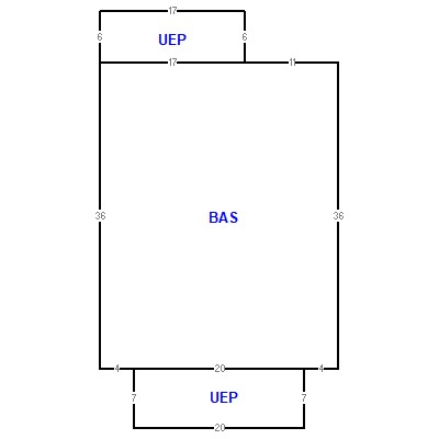 Building layout (traversing data) of this property