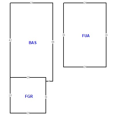 Building layout (traversing data) of this property