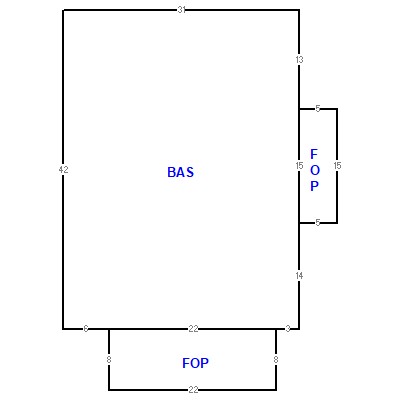 Building layout (traversing data) of this property