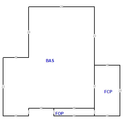 Building layout (traversing data) of this property