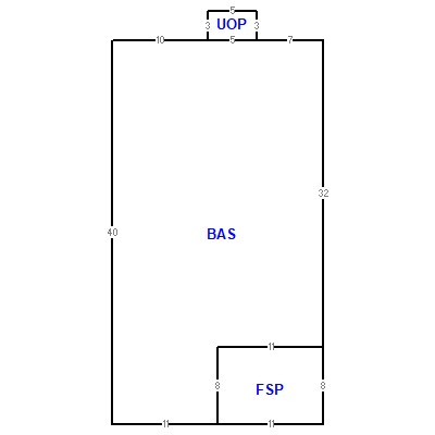 Building layout (traversing data) of this property