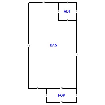 Building layout (traversing data) of this property