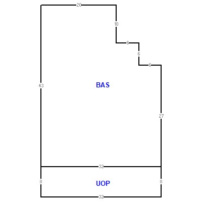 Building layout (traversing data) of this property