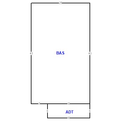 Building layout (traversing data) of this property