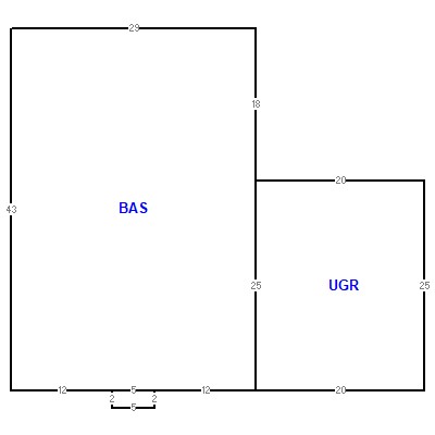 Building layout (traversing data) of this property