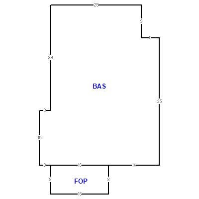 Building layout (traversing data) of this property