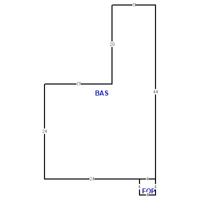 Building layout (traversing data) of this property