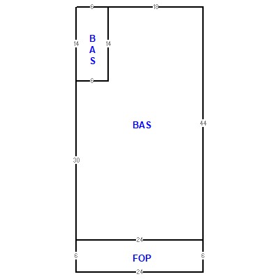 Building layout (traversing data) of this property