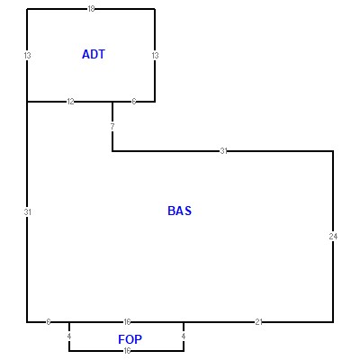 Building layout (traversing data) of this property