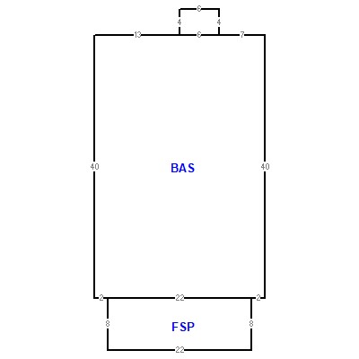 Building layout (traversing data) of this property