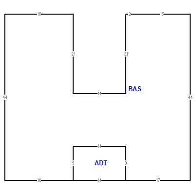 Building layout (traversing data) of this property