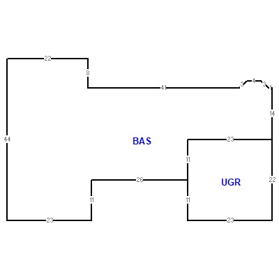 Building layout (traversing data) of this property
