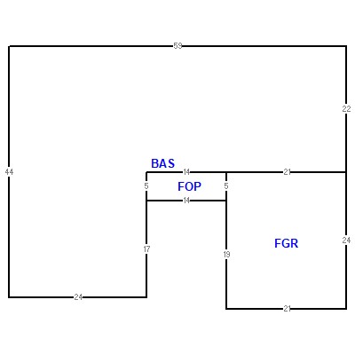 Building layout (traversing data) of this property