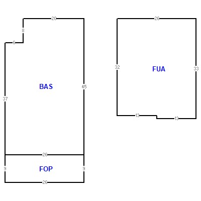 Building layout (traversing data) of this property