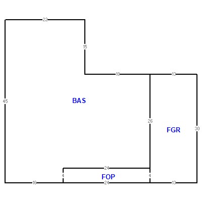 Building layout (traversing data) of this property